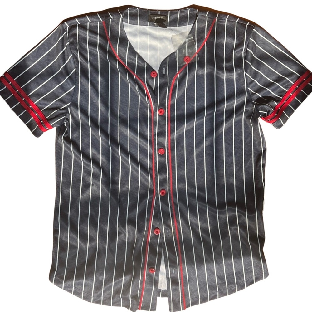 Forever 21 Button Up Sports Tee